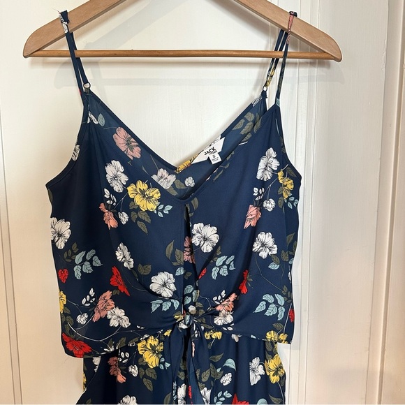JACK by BB Dakota Garden My French Floral Print Jumpsuit, Wide Cropped Leg - Picture 3 of 11